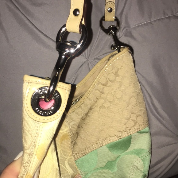 Colorblick Coach purse - Picture 5 of 6